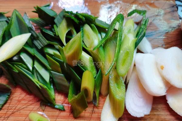 葱香口蘑的做法图解4