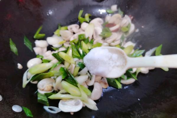 葱香口蘑的做法图解15