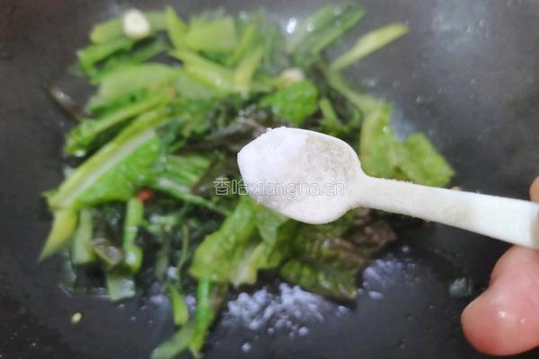 蒜香莴笋的做法图解9