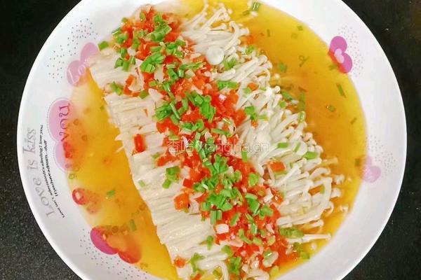 剁椒金针菇的做法图解11