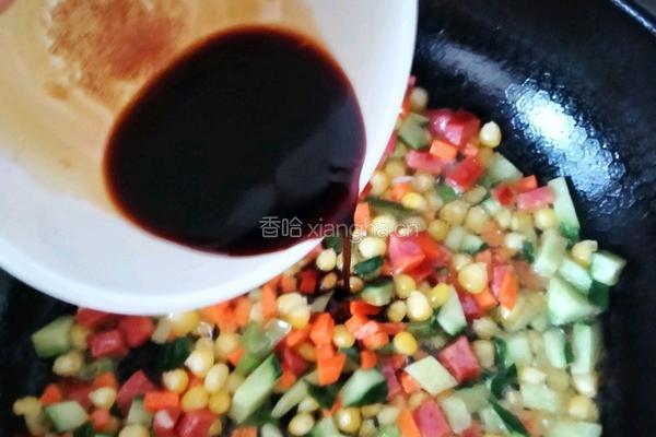 黄金炒饭的做法图解5