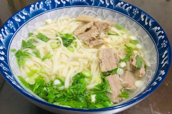 清汤牛腩面的做法图解7