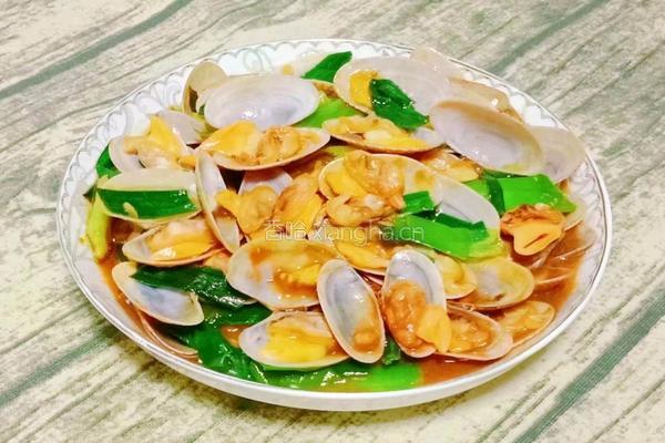 海鲜酱炒花甲的做法图解13