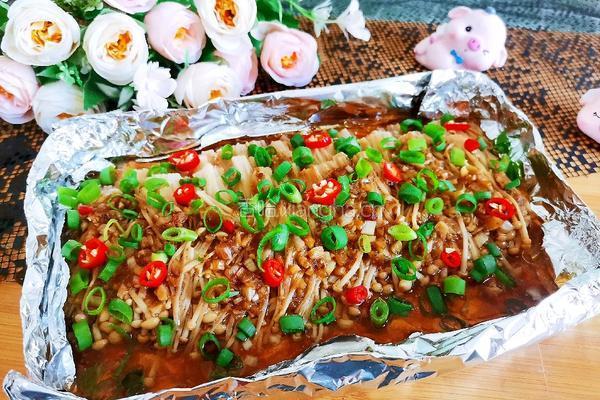 蒜蓉锡纸金针菇的做法图解17