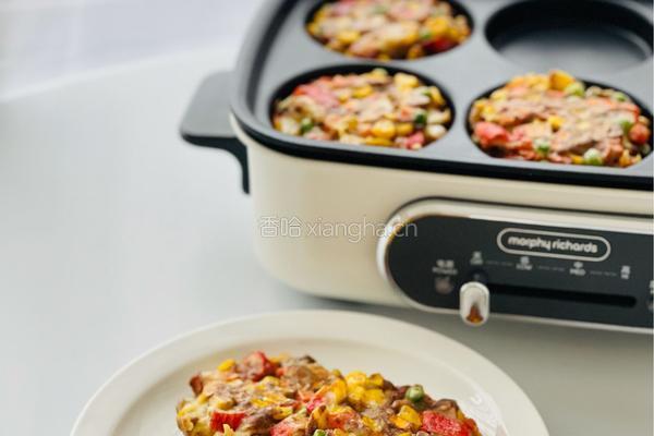 【减脂推荐】爆好吃的蟹肉玉米全麦饼的做法图解5