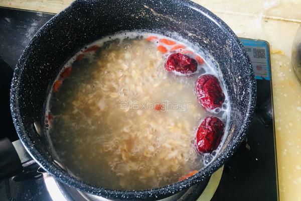 燕麦片红枣粥的做法图解4