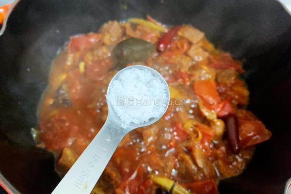番茄牛腩炖土豆的做法图解16