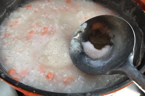 蔬菜瘦肉粥的做法图解11