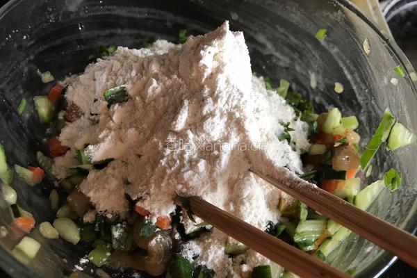 鸡肉蔬菜饼的做法图解6