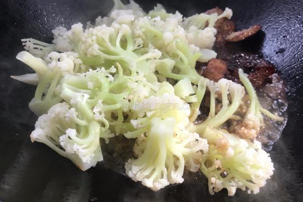 五花肉菜花的做法图解4