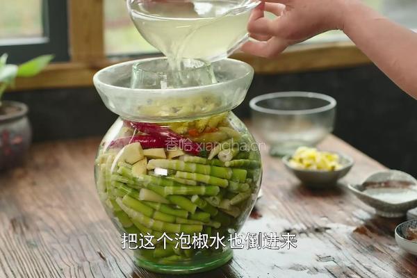 自制泡椒小笋酸辣开胃（内附老母水做法）的做法图解7
