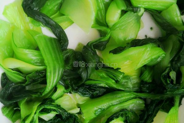 香菇油菜的做法图解5
