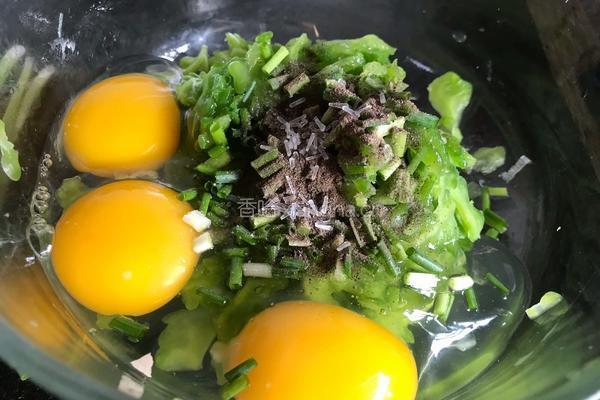 苦瓜鸡蛋摊饼的做法图解6
