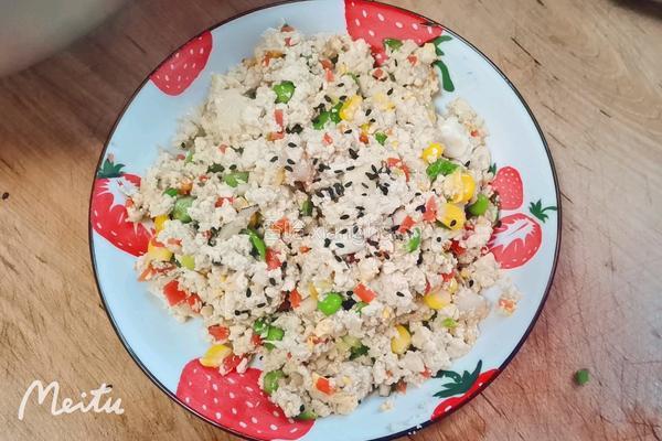 炒豆腐（减肥时期的炒饭）的做法图解9