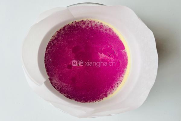 免打发0失败的紫薯酸奶伪芝士蛋糕的做法图解4