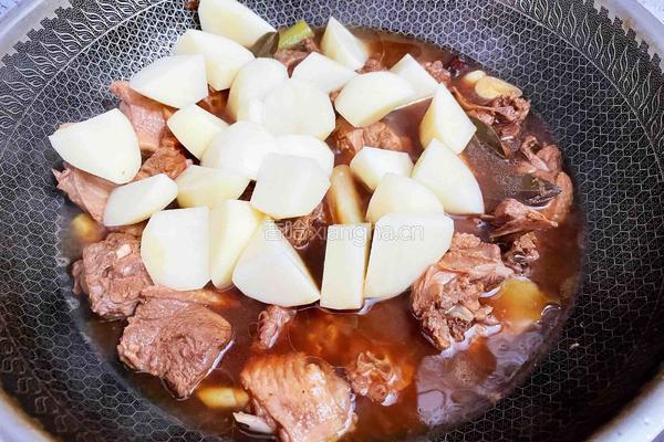 土豆焖鸭的做法图解14