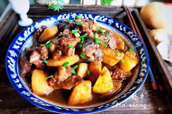 土豆烧鸭肉的做法图解13