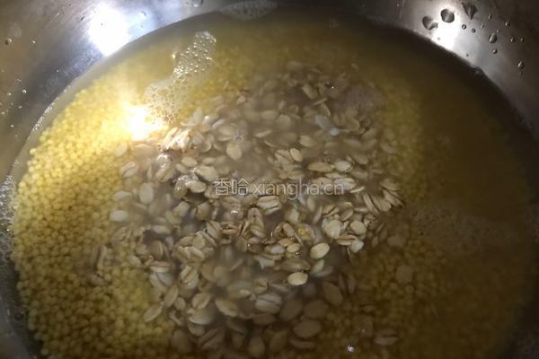 红枣燕麦小米粥的做法图解5