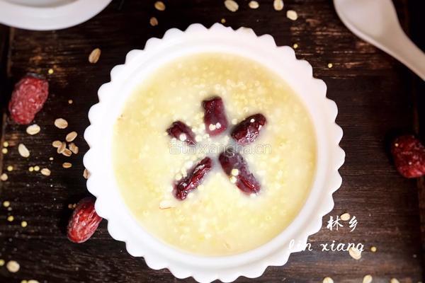 红枣燕麦小米粥的做法图解13