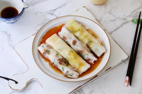 牛肉鸡蛋肠粉的做法图解22