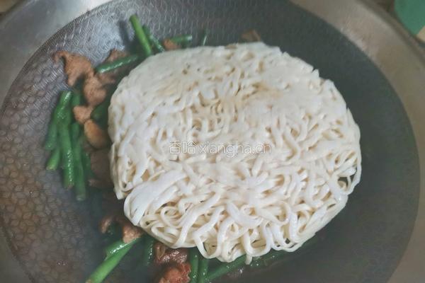 豆角蒸卤面的做法图解8