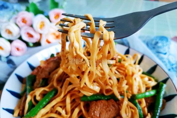 豆角蒸卤面的做法图解10