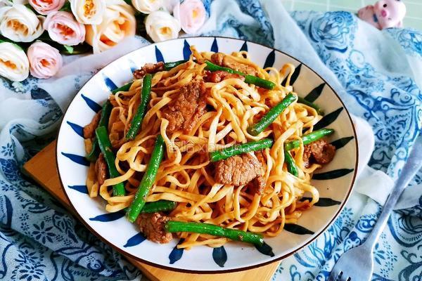 豆角蒸卤面的做法图解12
