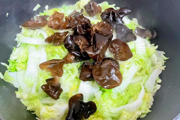 火腿白菜豆腐煲的做法图解9
