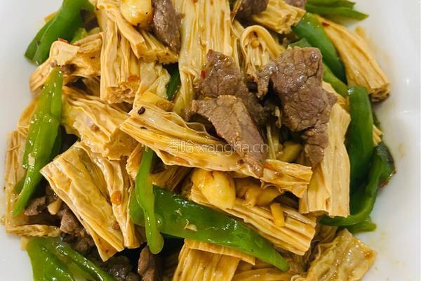 腐竹炒肉的做法图解6
