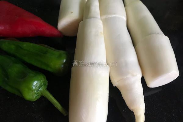 清炒茭白的做法图解1