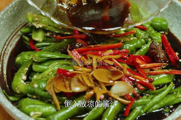 1分钟即可学会的酱腌辣椒 酸辣开胃 拌粉拌面下饭都可以的做法图解6