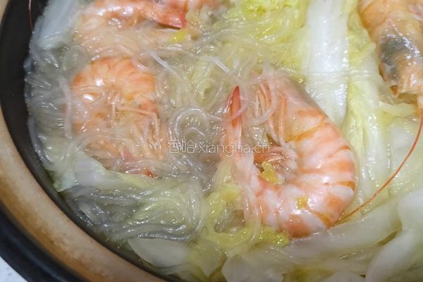 白菜粉丝煲的做法图解6