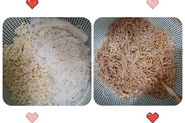 包菜炒粉面的做法图解1