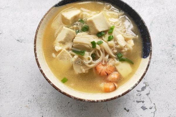 金针菇豆腐汤的做法图解11