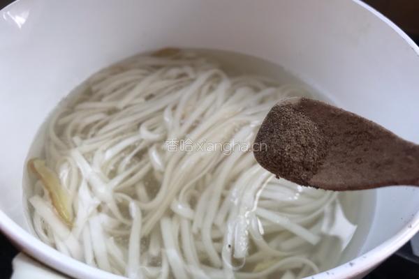 青菜肉丝面的做法图解8