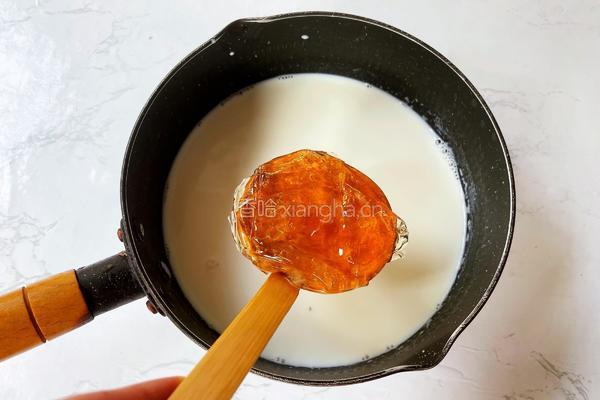 青提双层布丁的做法图解4