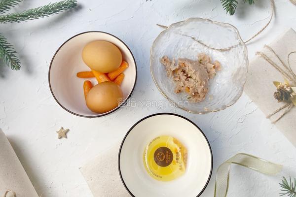 宝宝辅食系列之拉丝胡萝卜鲜肉蛋卷的做法图解1