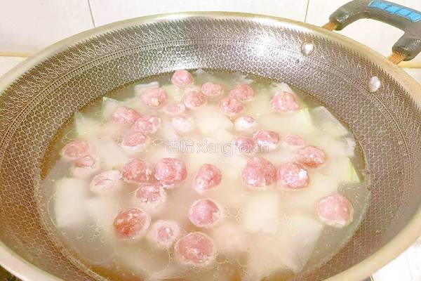 冬瓜肉丸汤的做法图解13
