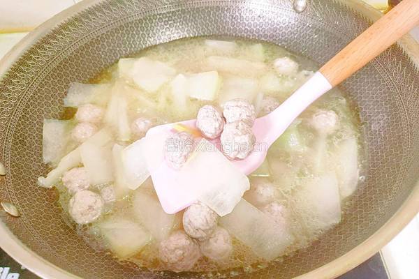 冬瓜肉丸汤的做法图解16