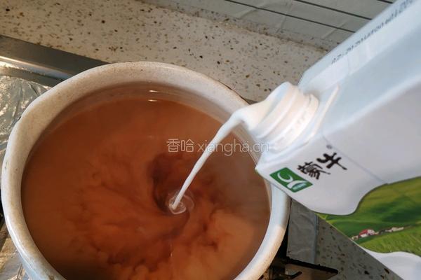 懒人自制焦糖奶茶的做法图解10