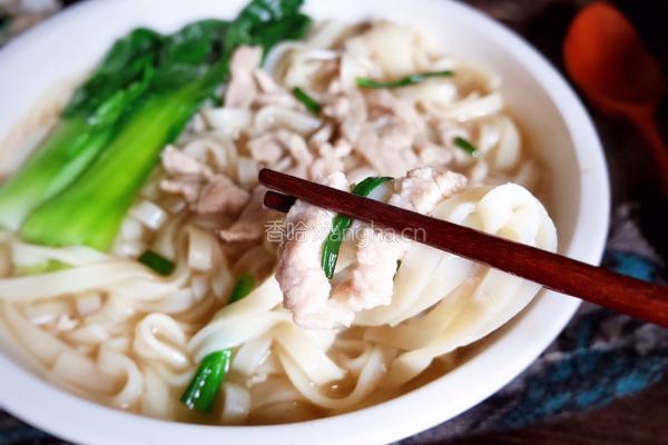 小白菜瘦肉面条的做法图解12