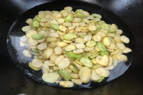韭菜蚕豆炒鸡蛋的做法图解5