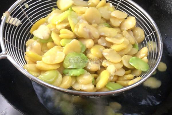 韭菜蚕豆炒鸡蛋的做法图解6