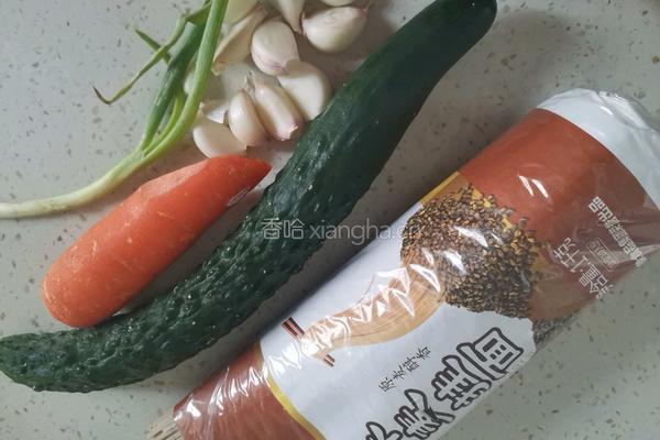 凉拌荞麦面的做法图解1
