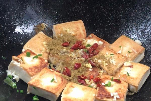 煎豆腐的做法图解9
