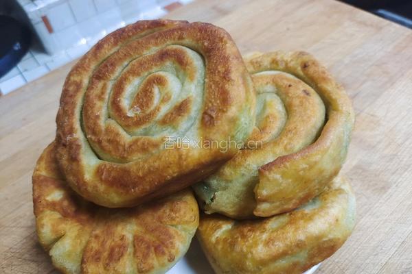 韭菜鸡蛋火腿饼的做法图解12