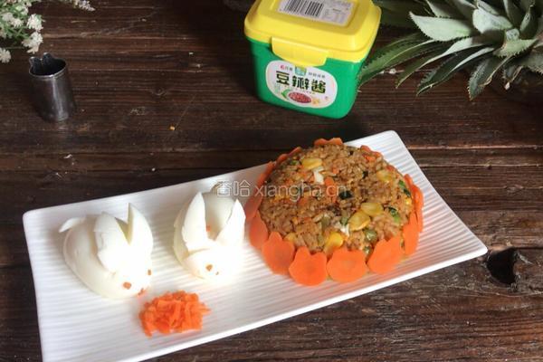 小白兔酱炒饭的做法图解23