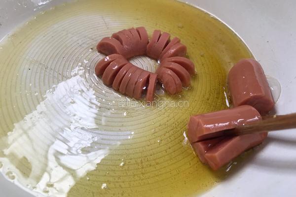 油菜鸡蛋面的做法图解6