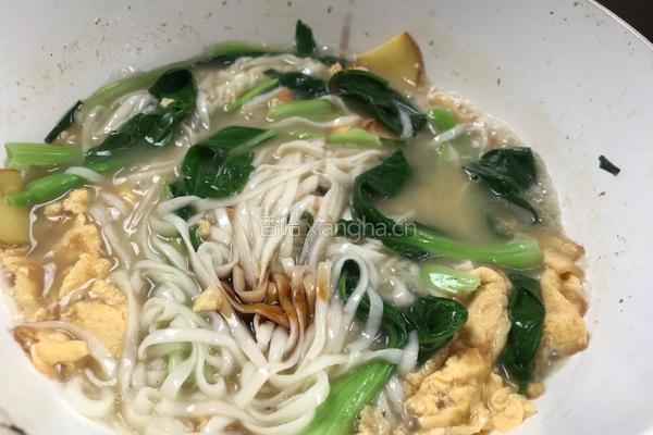 油菜鸡蛋面的做法图解13