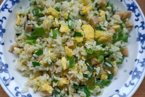 火腿蛋炒饭的做法图解8